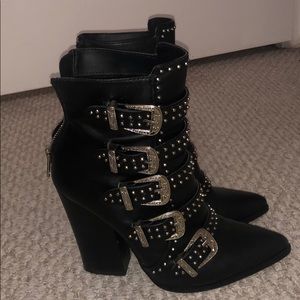 Steve Madden Comet Buckle Boots